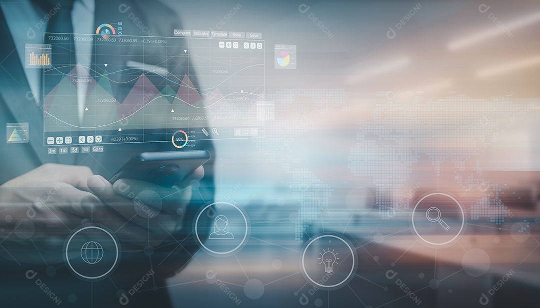 Câmbio, transferência de dinheiro, tecnologia financeira FinTech, relatório de economia