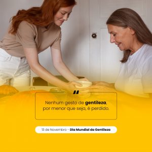 Nenhum Gesto de Gentileza , por Menor que seja, é Perdido Dia Mundial da Gentileza Social Media PSD Editável