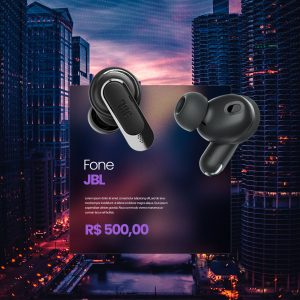 Loja de Celulares e Assistência Técnica Fone JBL Social Media PSD Editável