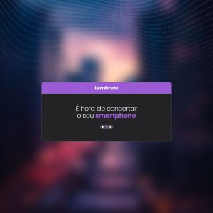 Lembrete Loja de Celulares e Assistência Técnica Social Media PSD Editável