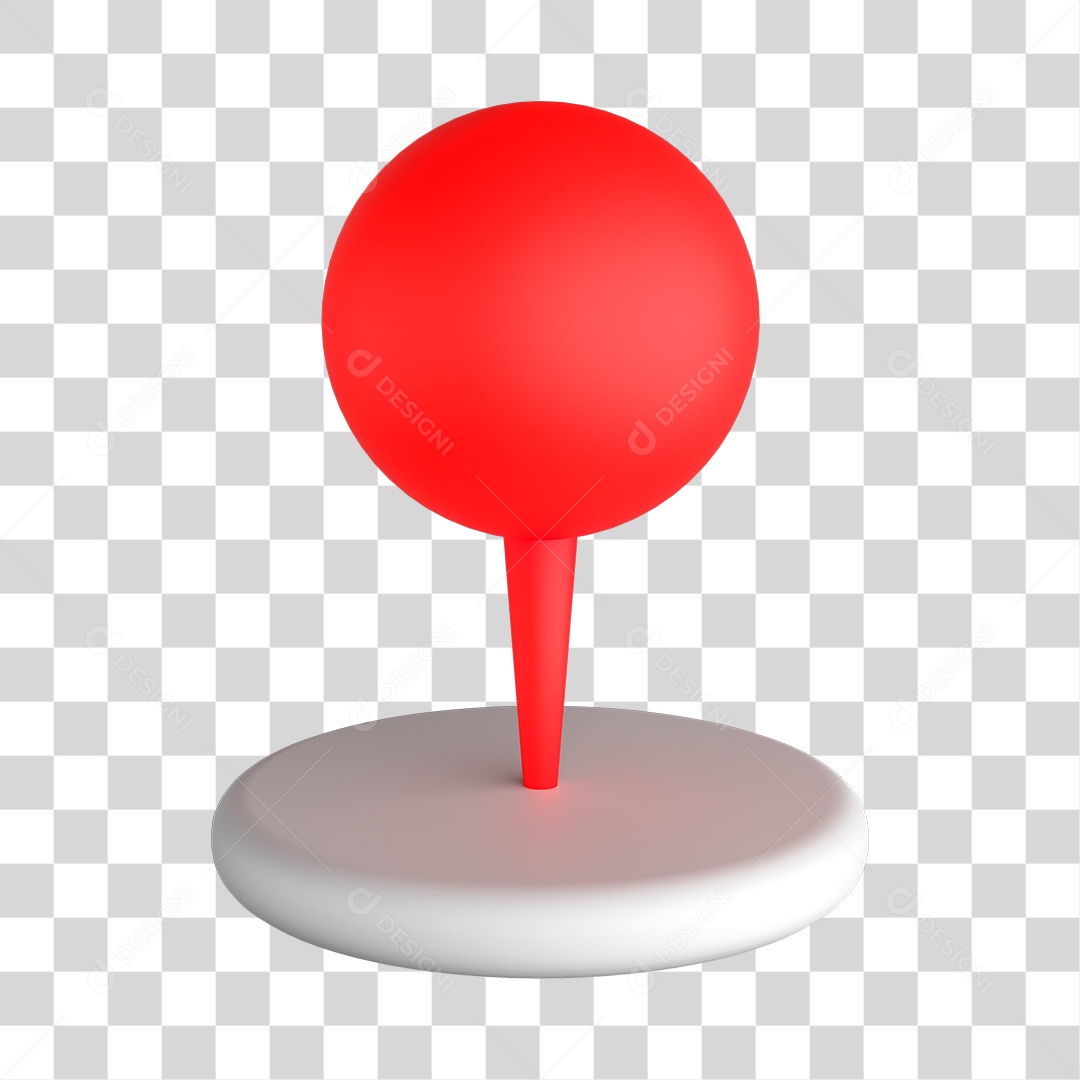 Icone de Localição 3D Sem Fundo