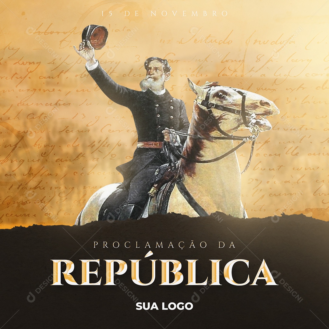 Social Media Proclamação da República 15 de Novembro PSD Editável