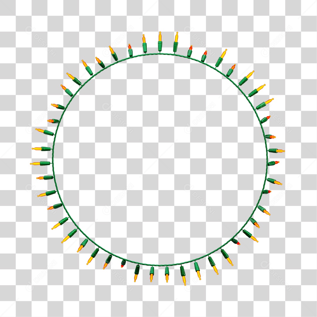 Enfeite Pisca Pisca Natalino Elemento 3D PNG Transparente