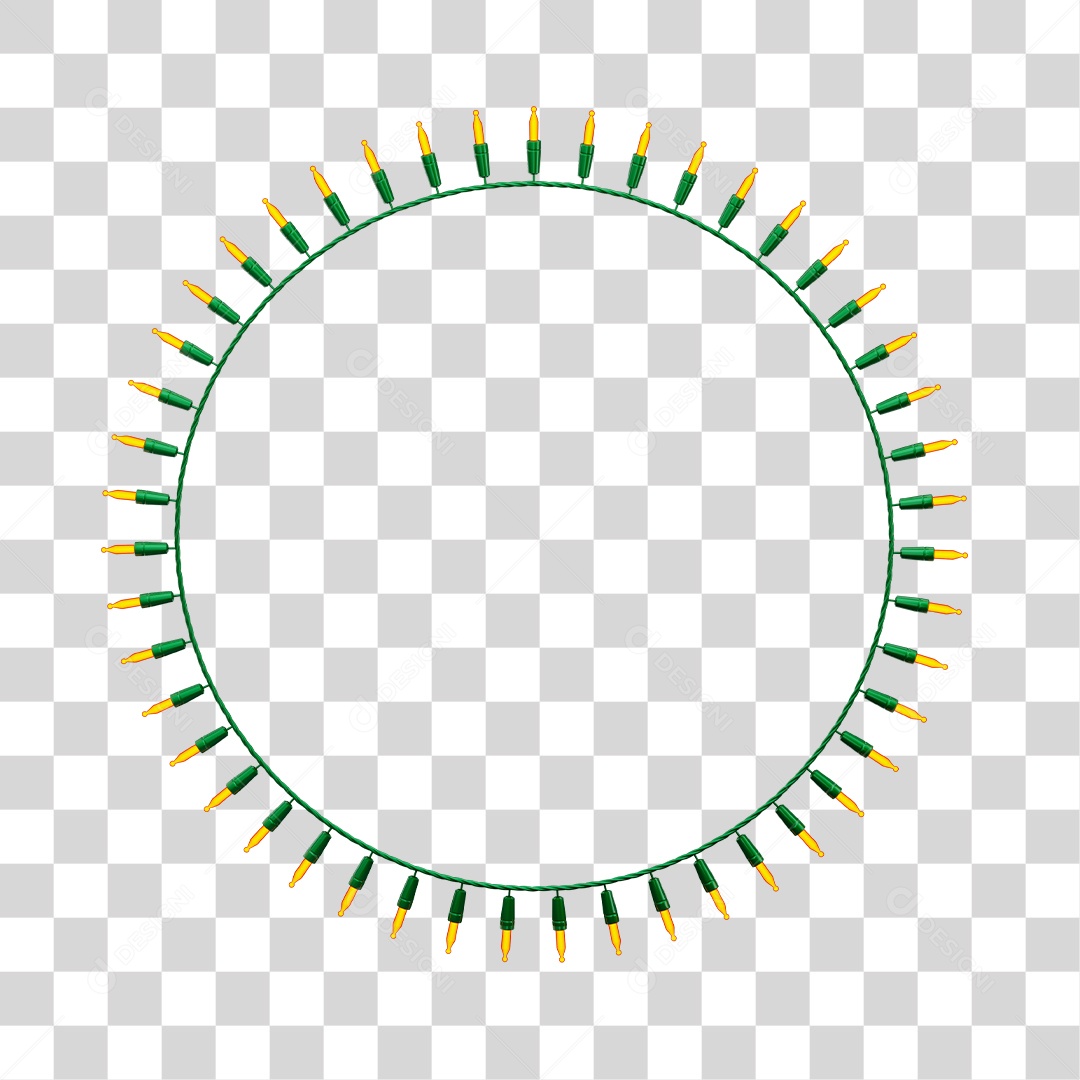 Enfeite Pisca Pisca Natalino Elemento 3D PNG Transparente