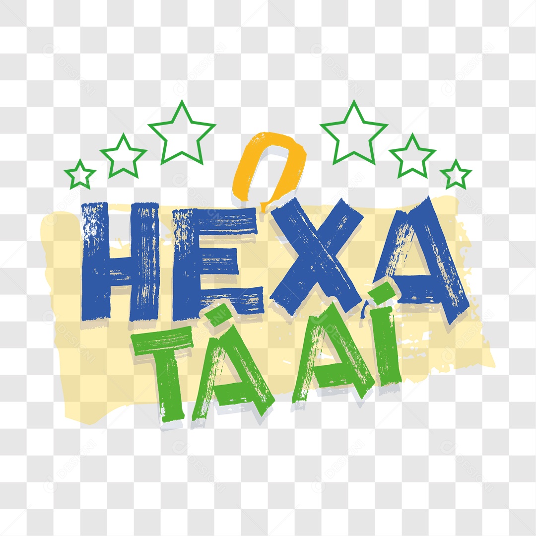 Lettering Hexa Tá Aí EPS + PNG