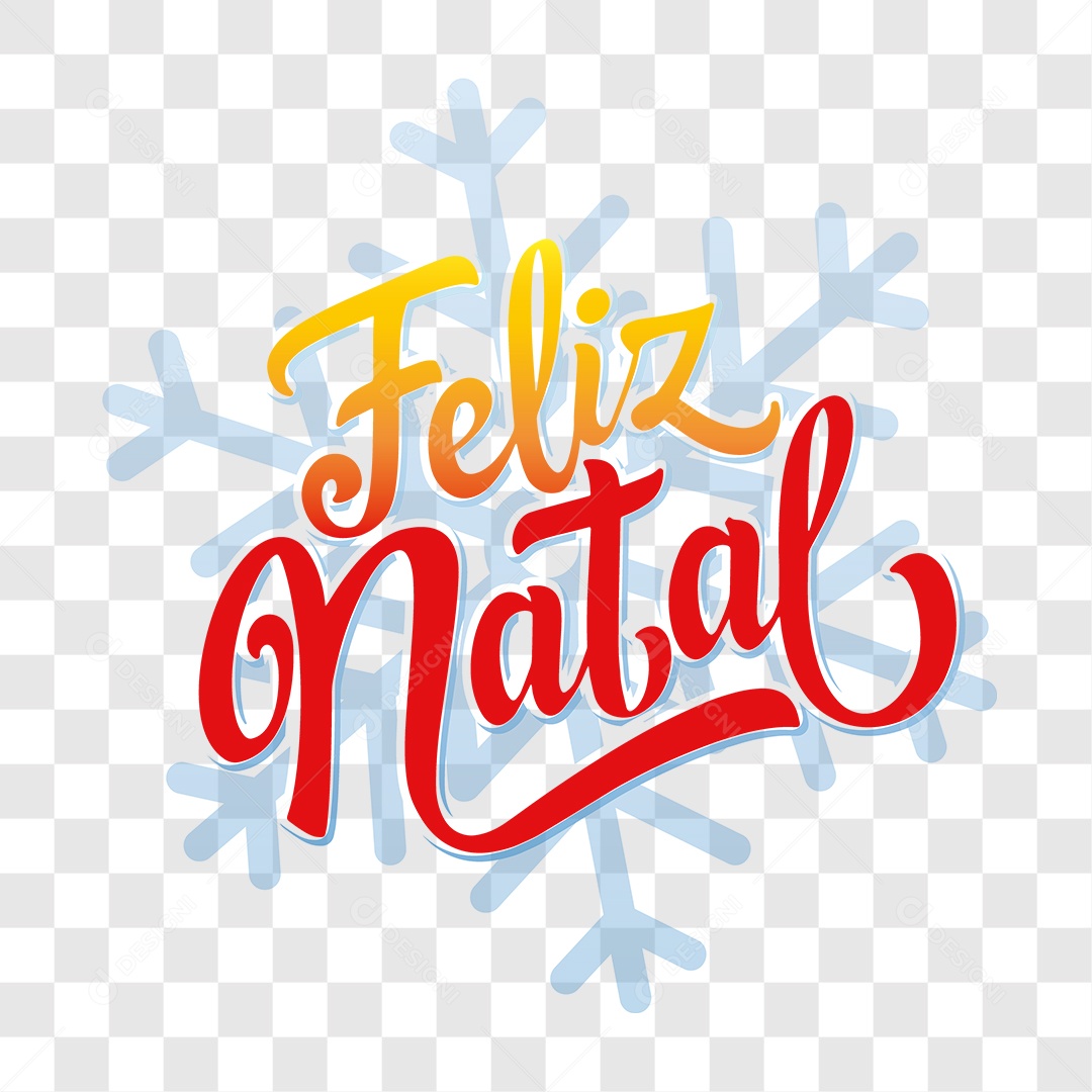 Lettering Feliz Natal EPS + PNG