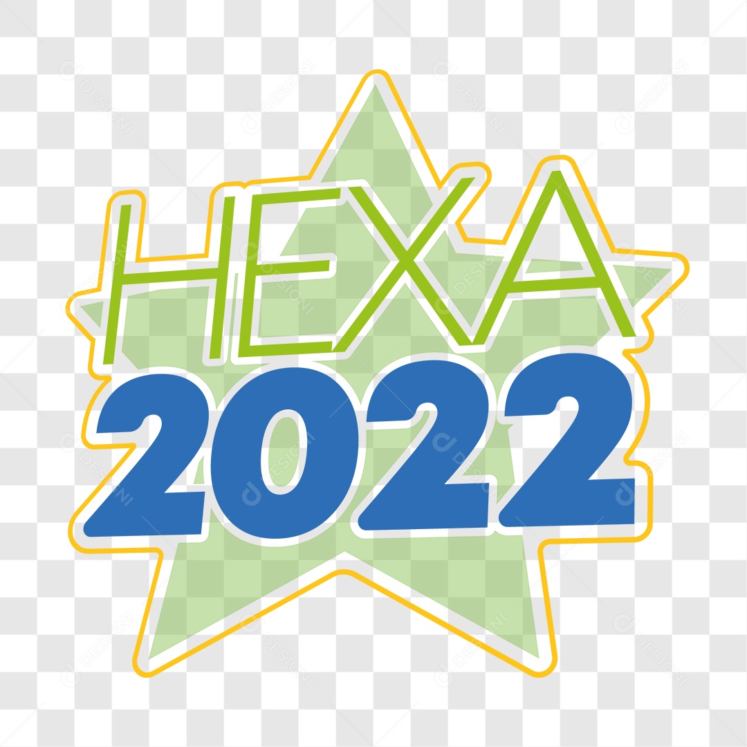 Lettering Hexa 2022 EPS + PNG