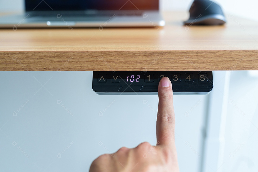 Ajuste manual Mesa elétrica ergonômica ou aba ajustável em altura