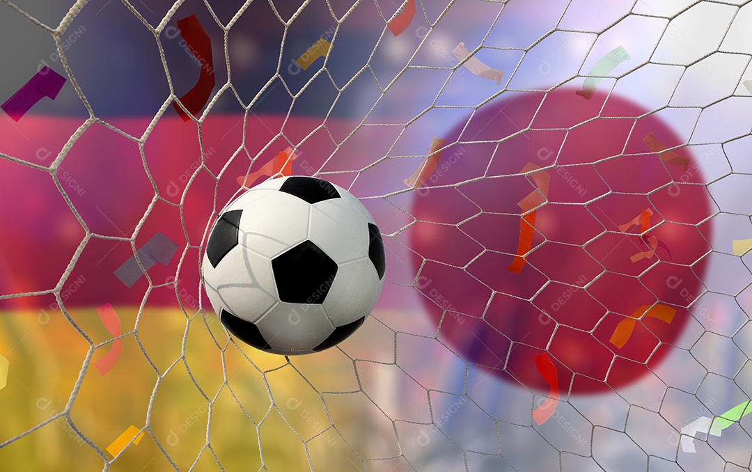 Competição da Copa de Futebol entre o nacional alemão e o Japão nacional.