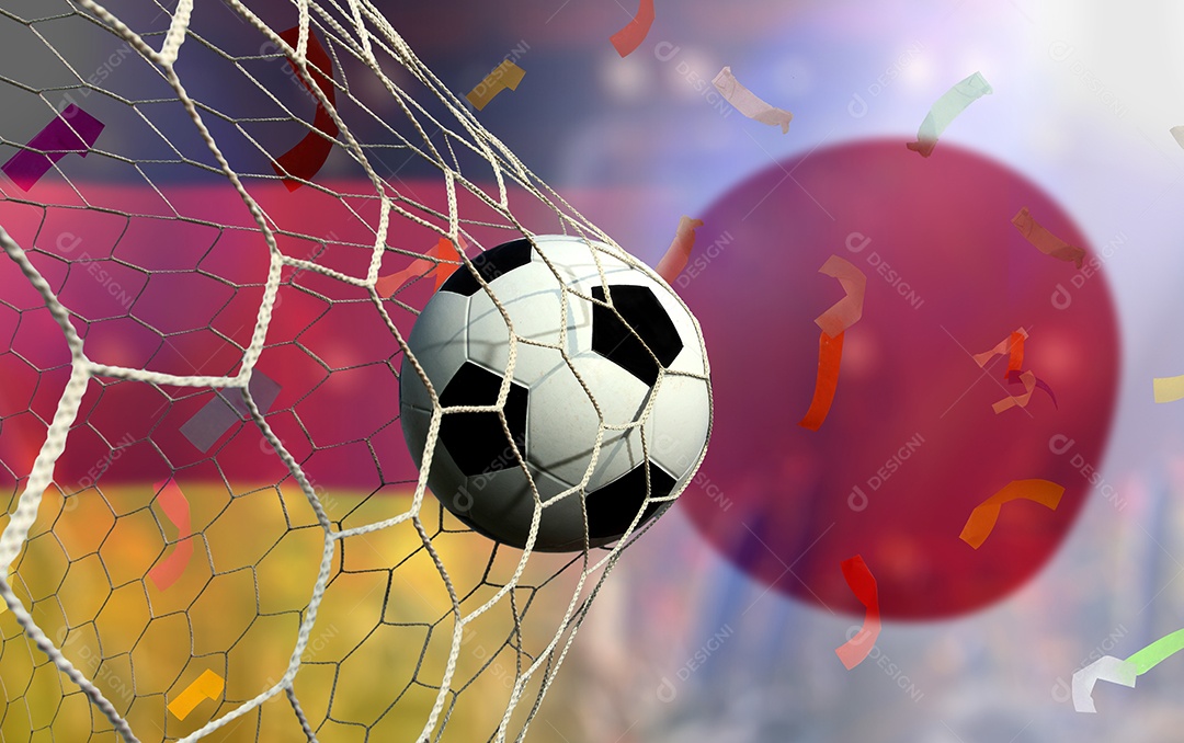 Competição da Copa de Futebol entre o nacional alemão e o Japão nacional.