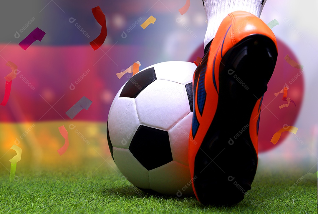 Competição da Copa de Futebol entre o nacional alemão e o Japão nacional.