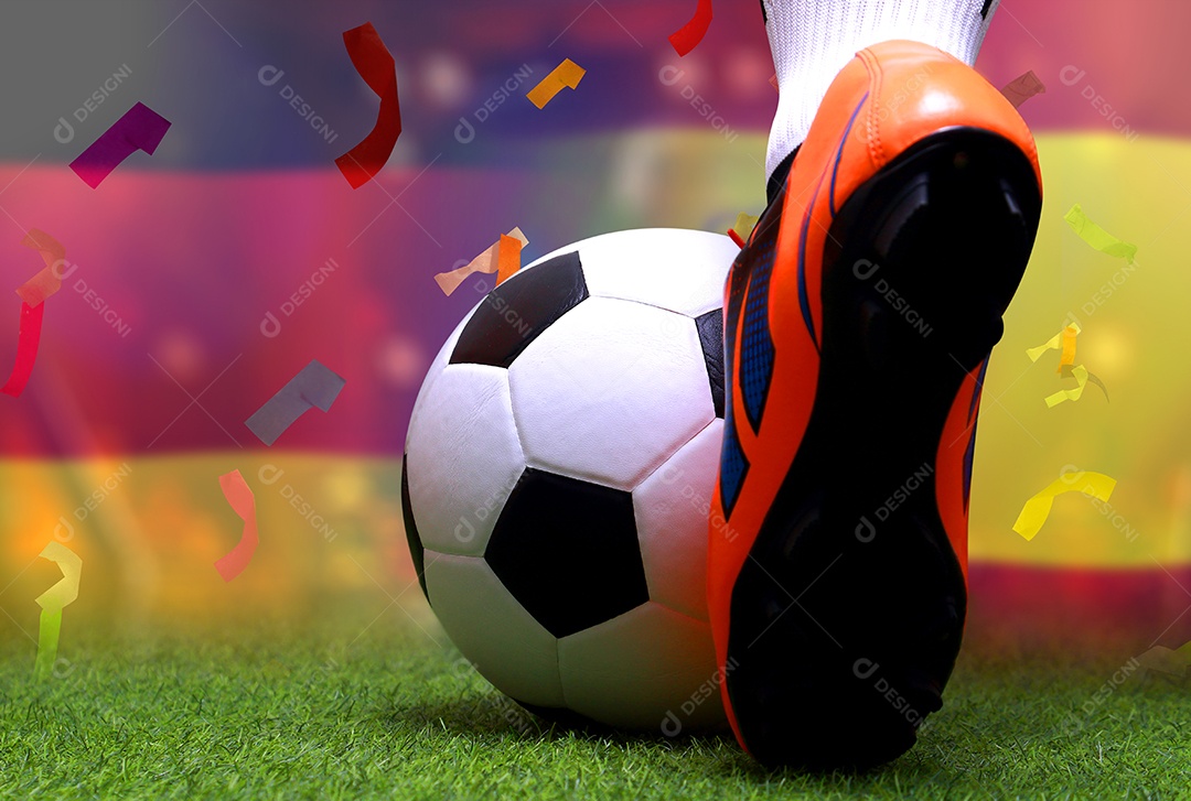 Competição da Copa de Futebol entre o alemão nacional