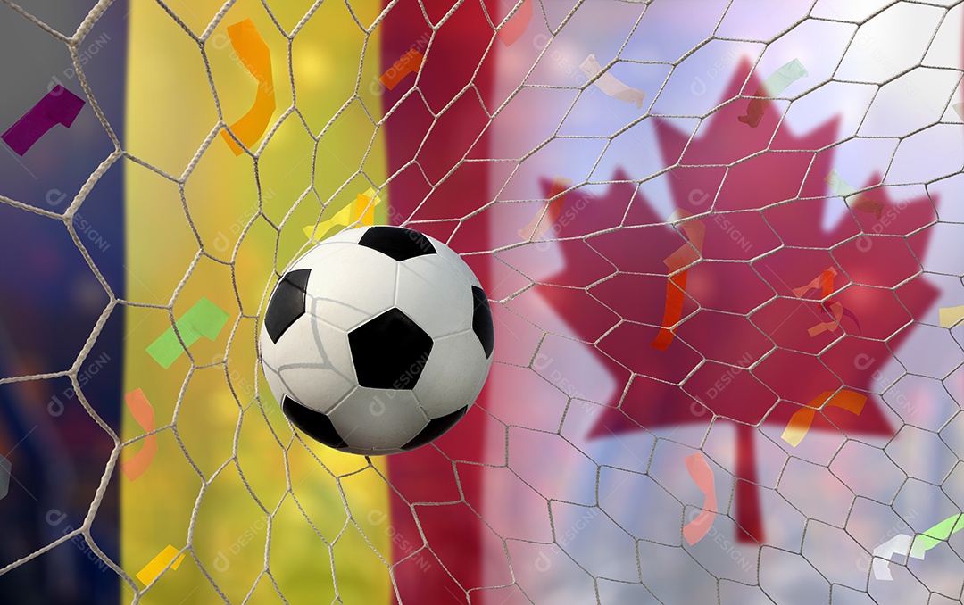 Competição da Copa de Futebol entre a Bélgica nacional e a nacional do Canadá.