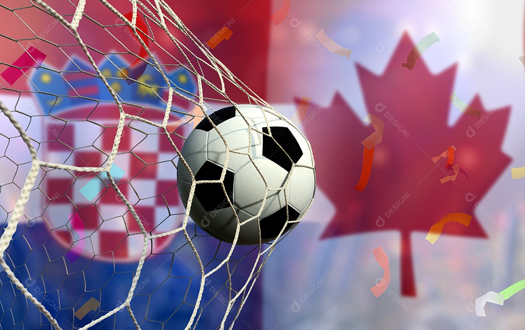 Competição da Copa de Futebol entre o Canadá nacional e a Croácia nacional.