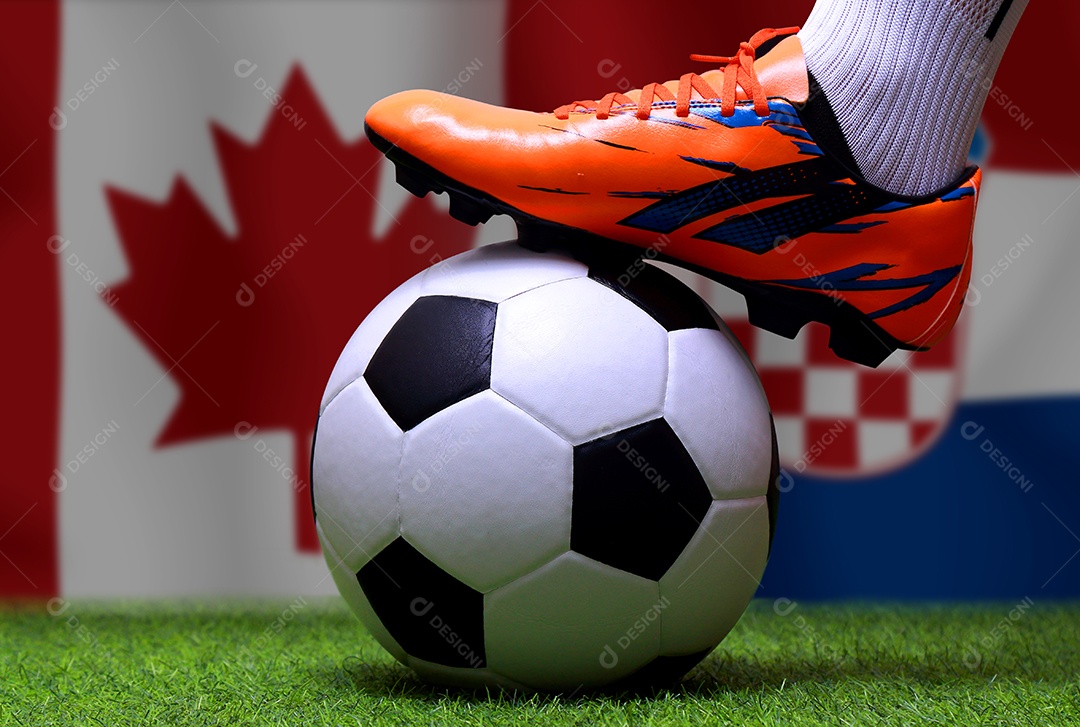 Competição da Copa de Futebol entre o Canadá nacional e a Croácia nacional.
