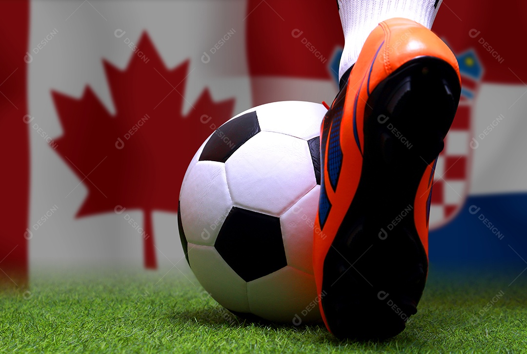 Competição da Copa de Futebol entre o Canadá nacional e a Croácia nacional.