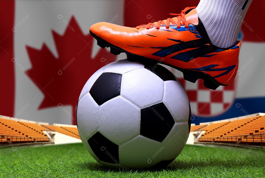Competição da Copa de Futebol entre o Canadá nacional e a Croácia nacional.
