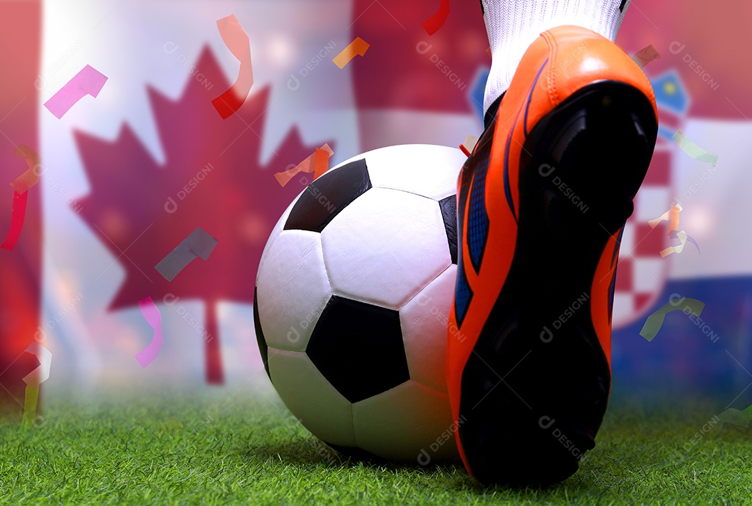 Competição da Copa de Futebol entre o Canadá nacional e a Croácia nacional.