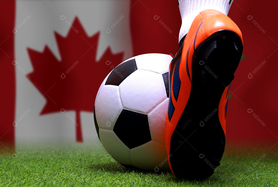 Competição da Copa de Futebol entre o Canadá nacional e o Marrocos nacional.