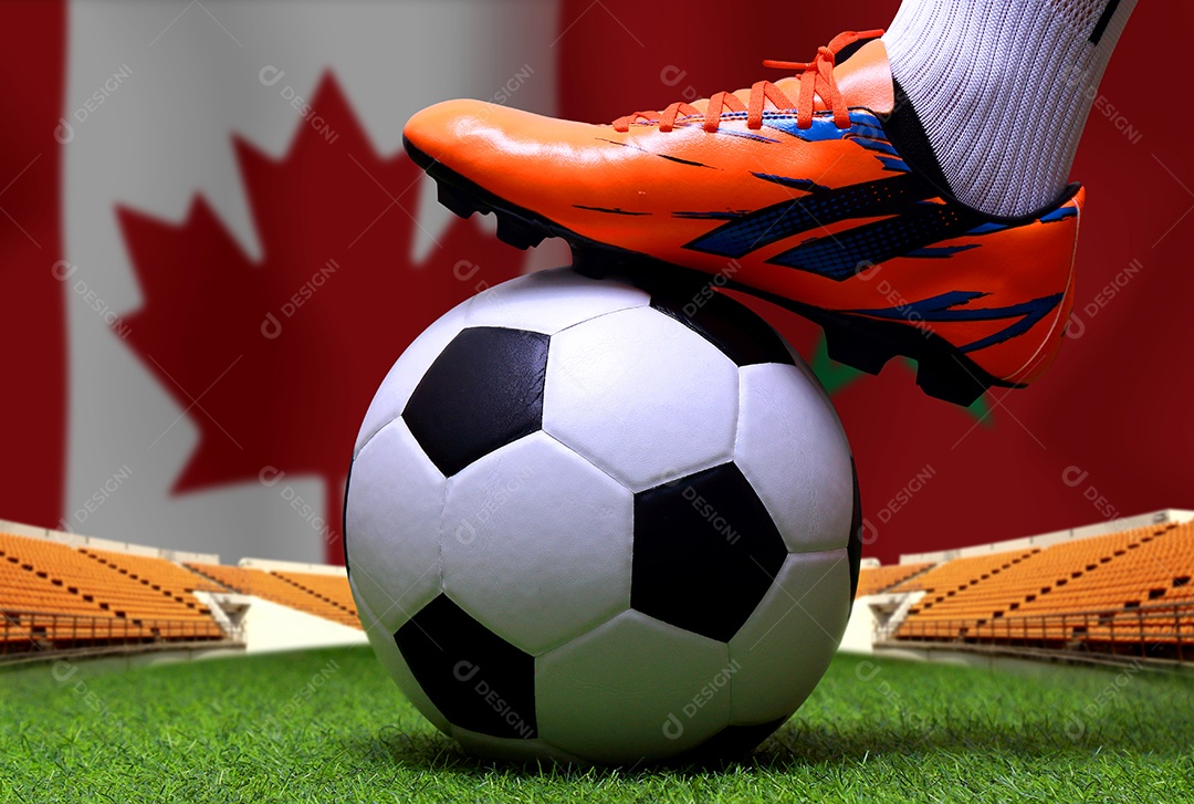 Competição da Copa de Futebol entre o Canadá nacional e o Marrocos nacional.