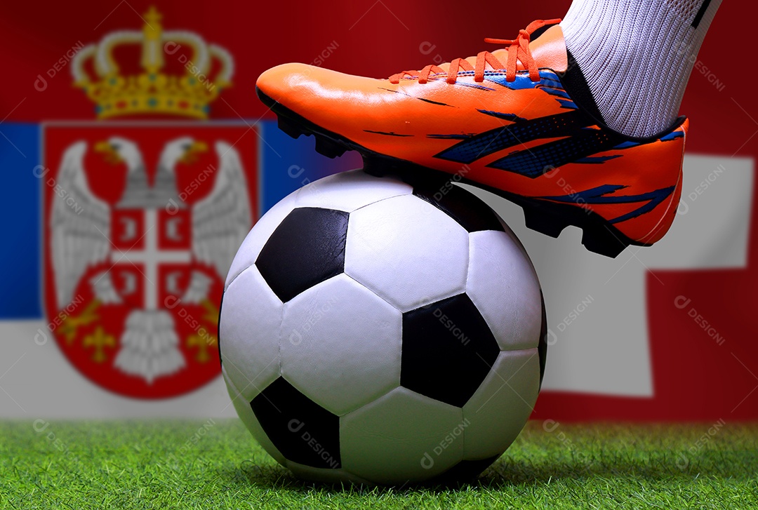 Competição da Copa de Futebol entre a Sérvia nacional e a Suíça nacional.