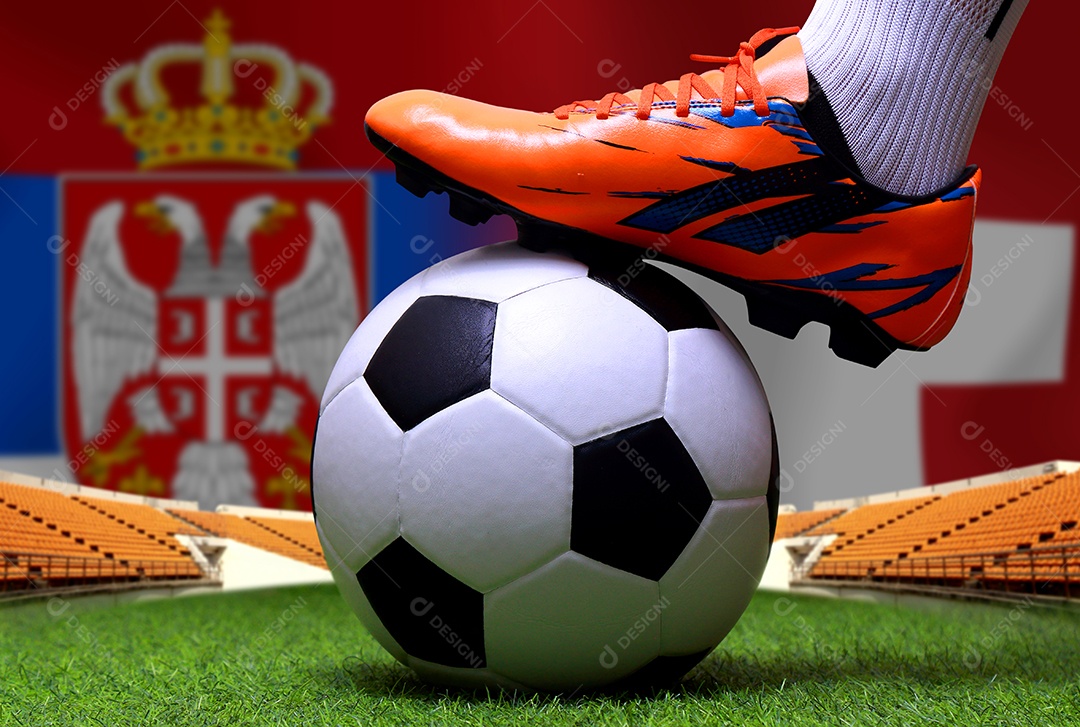 Competição da Copa de Futebol entre a Sérvia nacional e a Suíça nacional.
