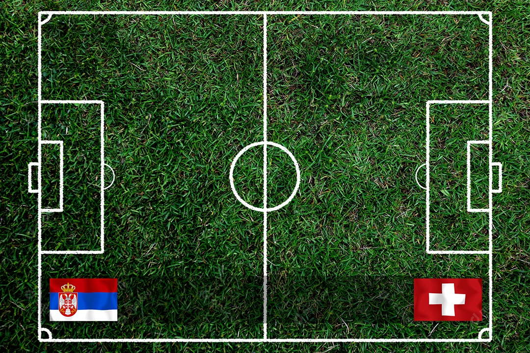 Competição da Copa de Futebol entre a Sérvia nacional e a Suíça nacional.