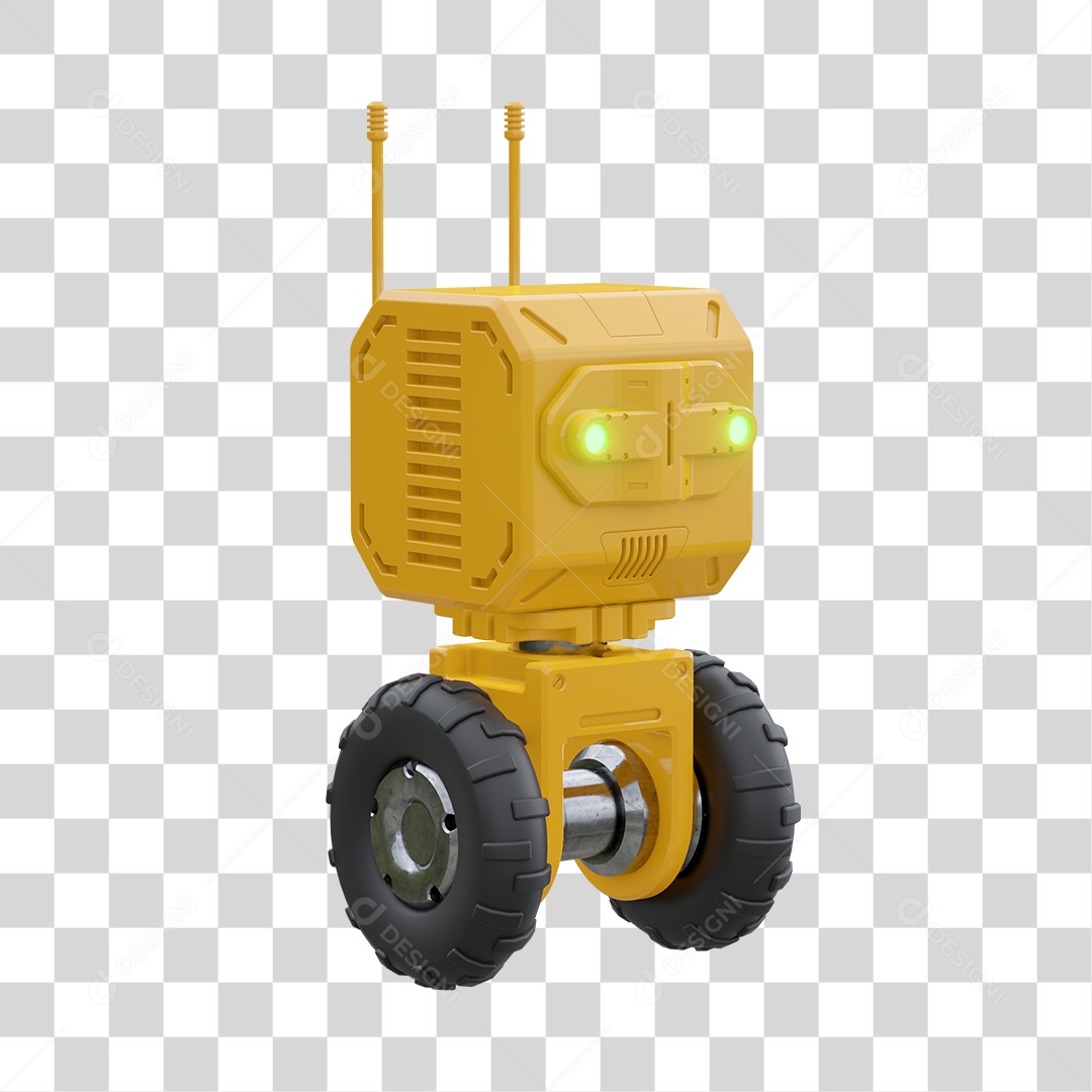 Robô Fofo PSD + PNG