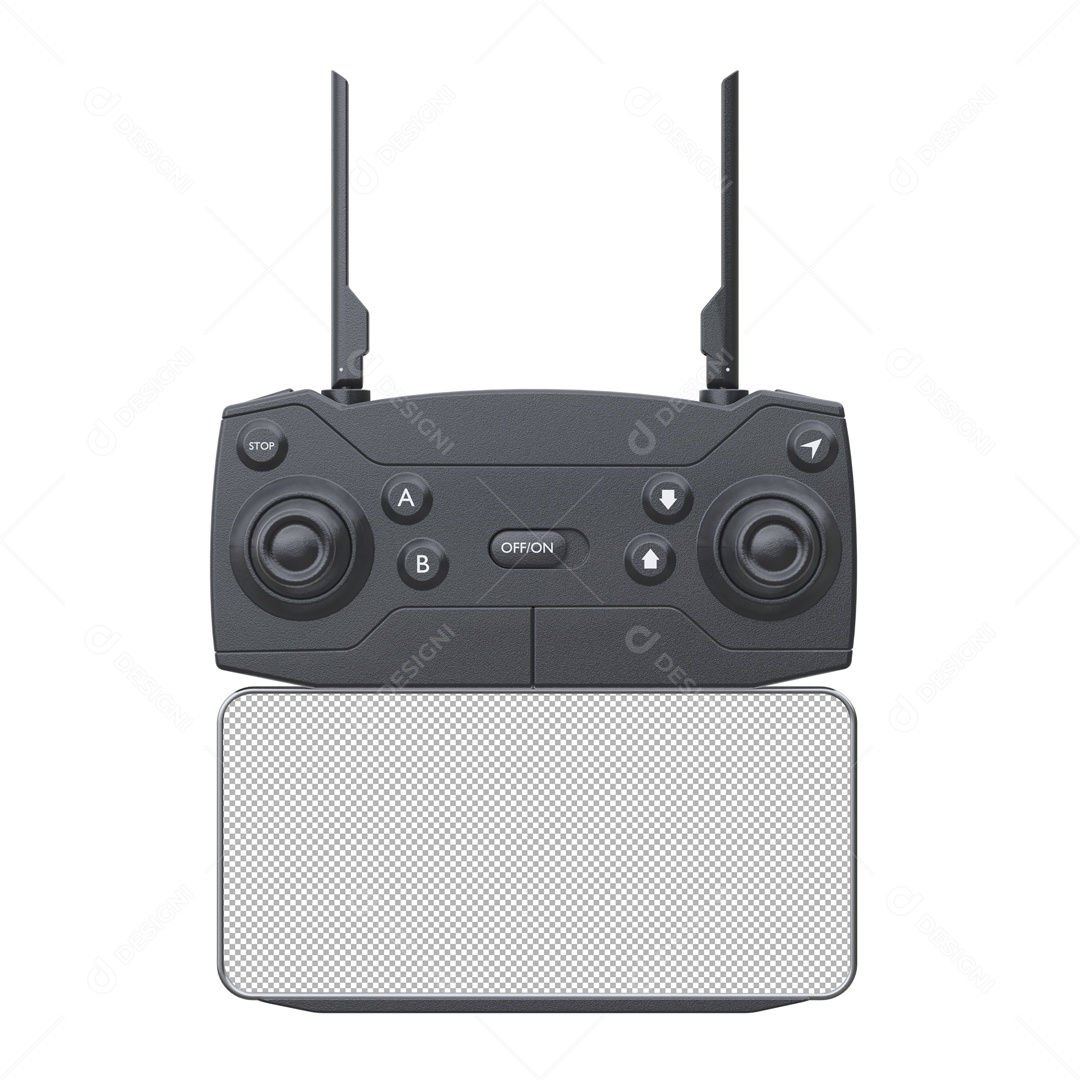 Drone Remote Control Mockup PSD + PNG
