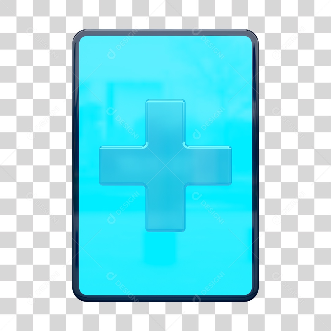 Ícone 3d de Telemedicina PSD + PNG