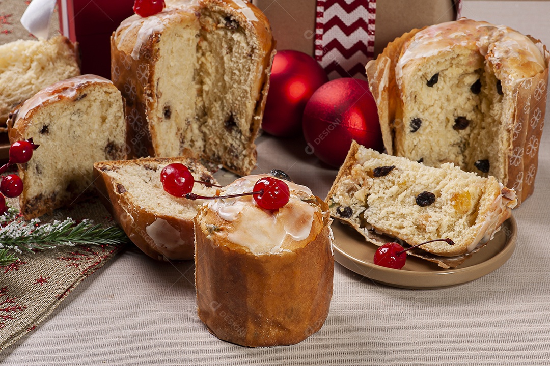 Typical Christmas dessert called Rabanadas. French toast. View from the top