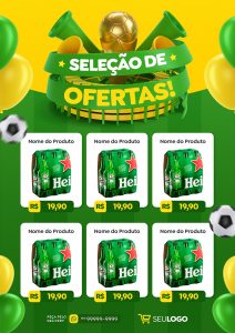Encarte de Distribuidora Seleção de Ofertas Social Media PSD Editável