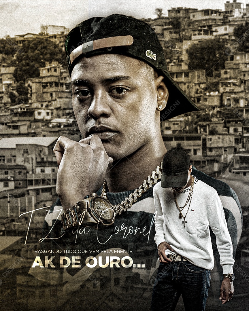 Social Media Flyer Show Tz da Coronel PSD Editável