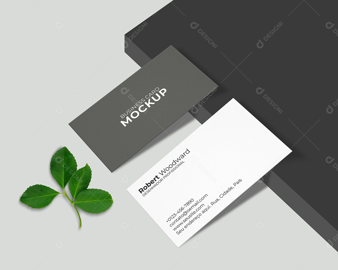 Modelo de Cartão de Visita PSD Editável