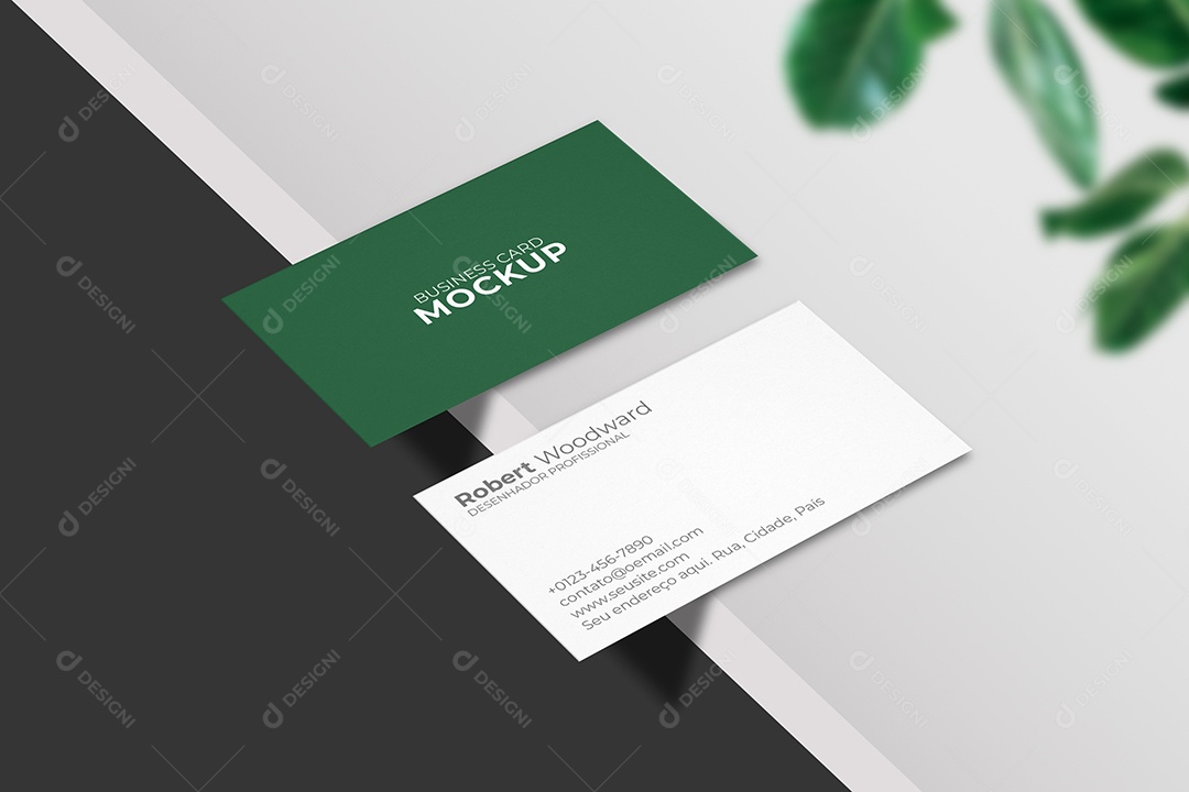 Modelo de Cartão de Visita PSD Editável