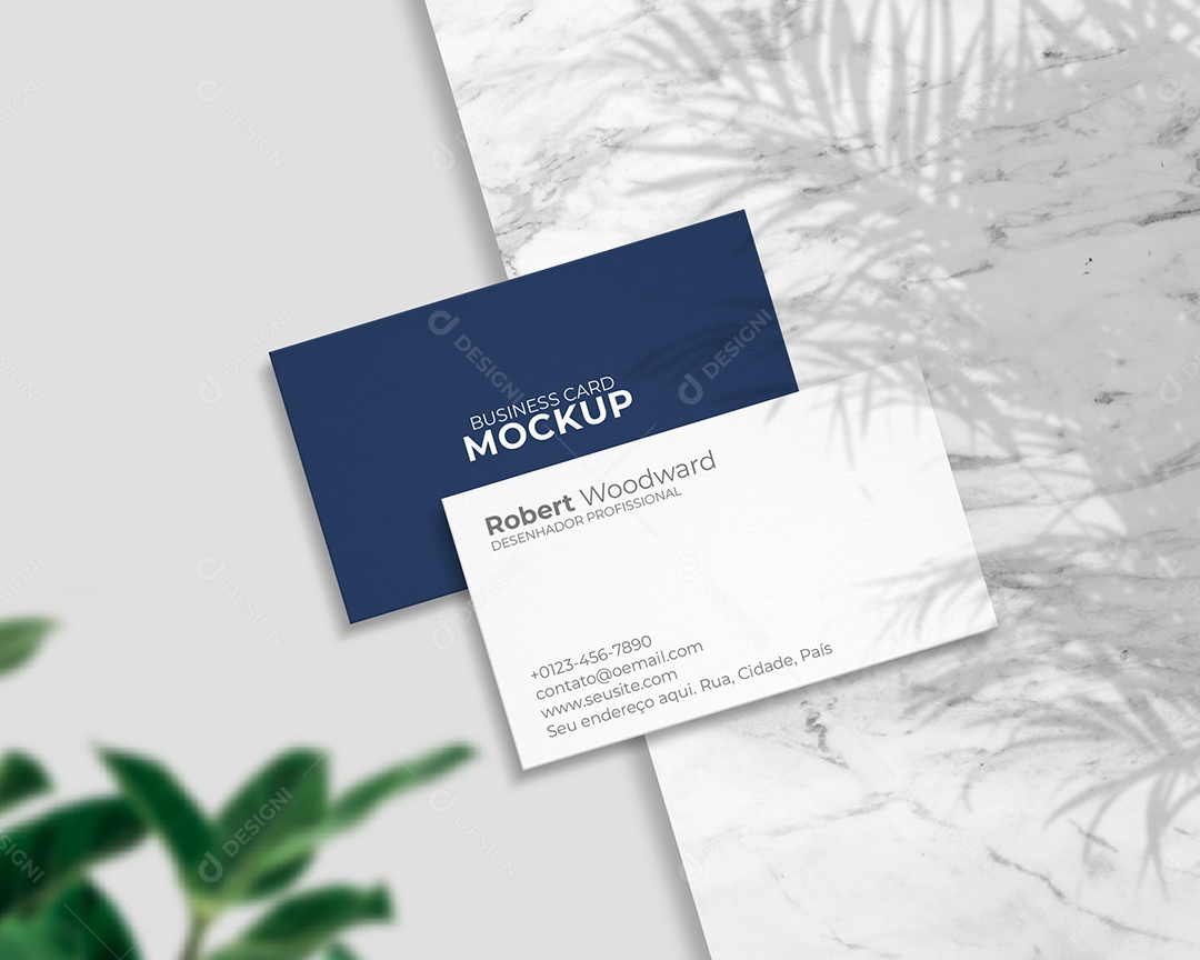 Modelo de Cartão de Visita PSD Editável