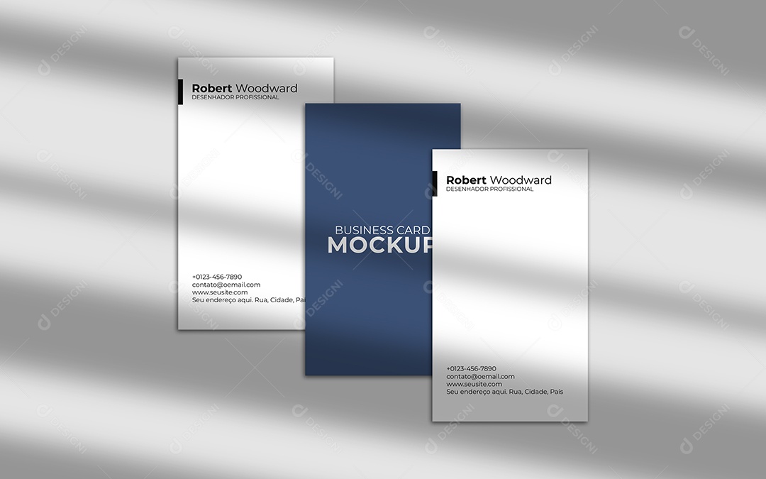 Modelo de Cartão de Visita PSD Editável