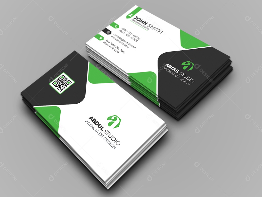 Modelo de Cartão de Visita PSD Editável