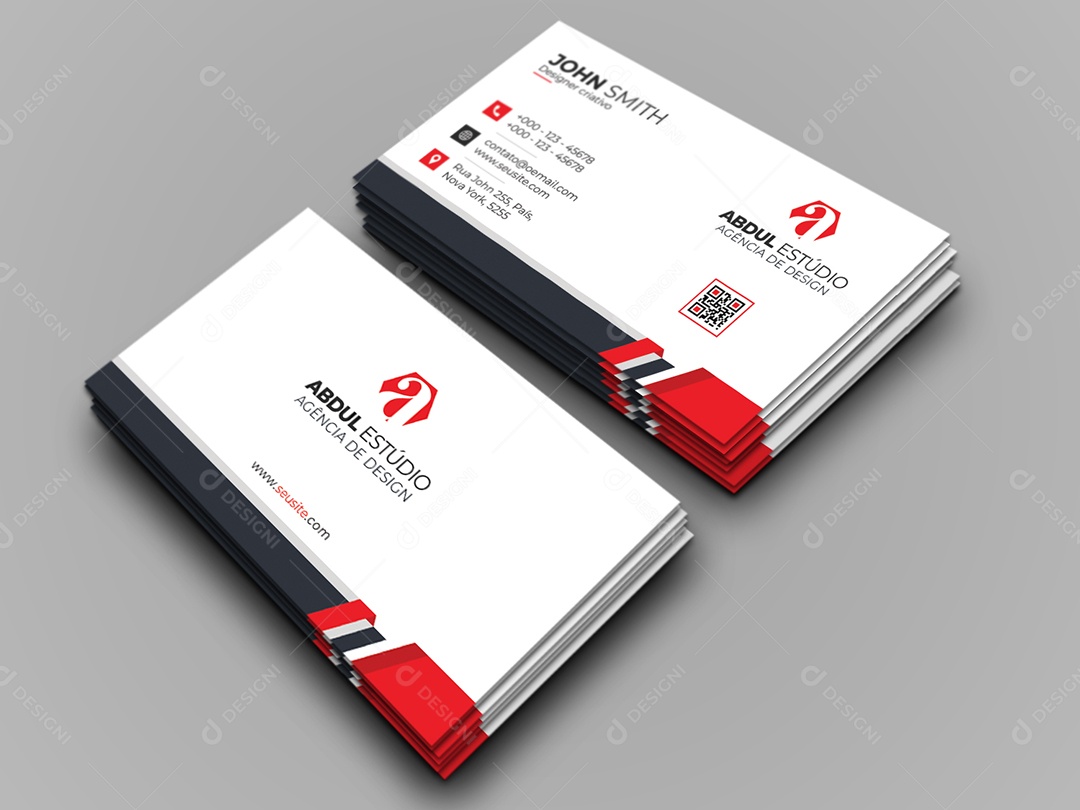 Modelo de Cartão de Visita PSD Editável