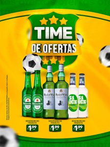 Distribuidora Time de Ofertas Social Media PSD Editável