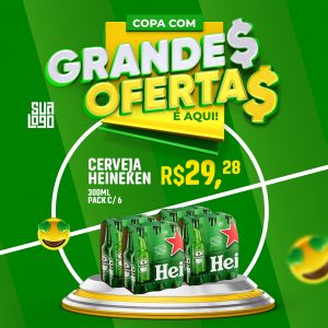Social Media Copa do Mundo Grandes Ofertas Brasil PSD Editável