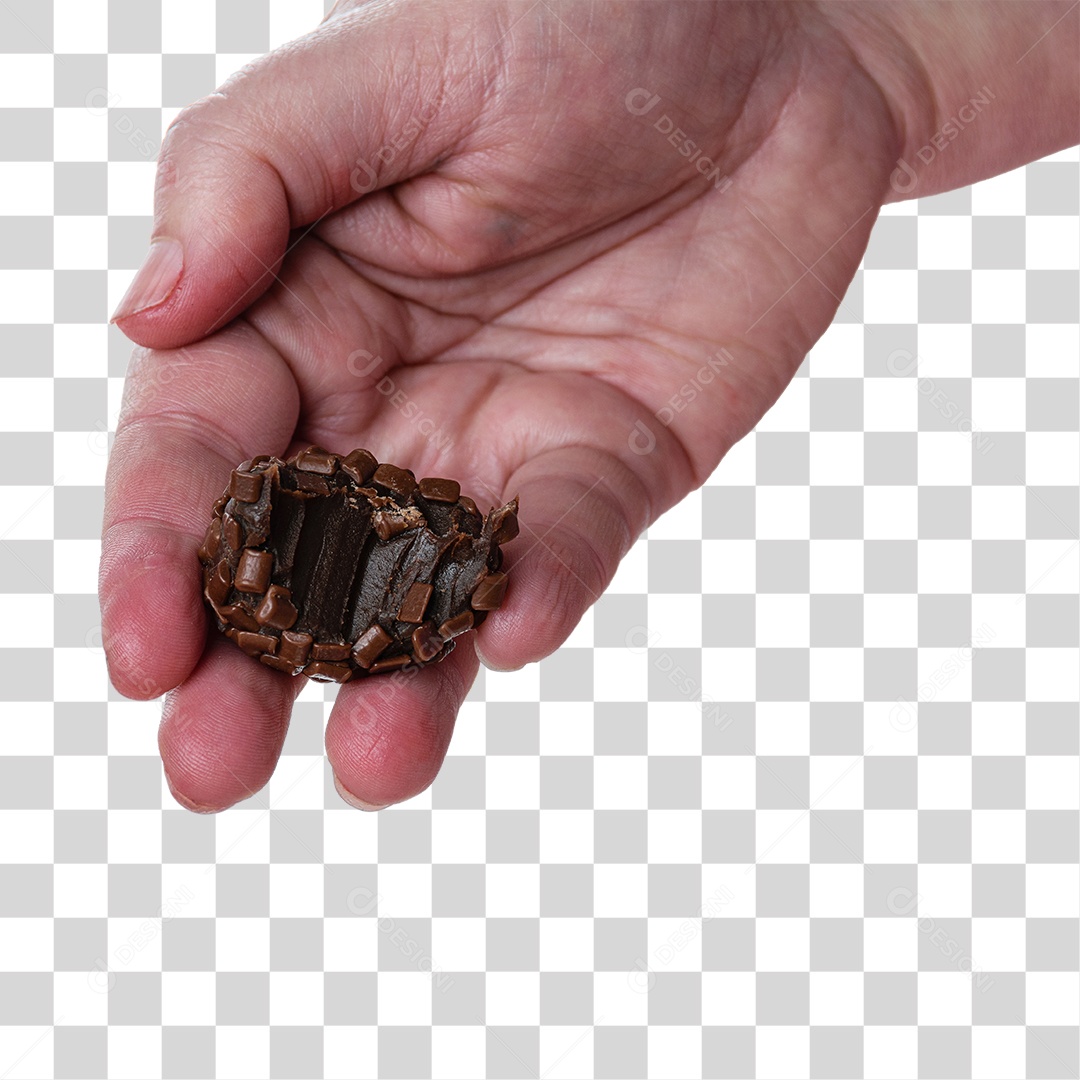 Brigadeiro Em Mão PNG Transparente