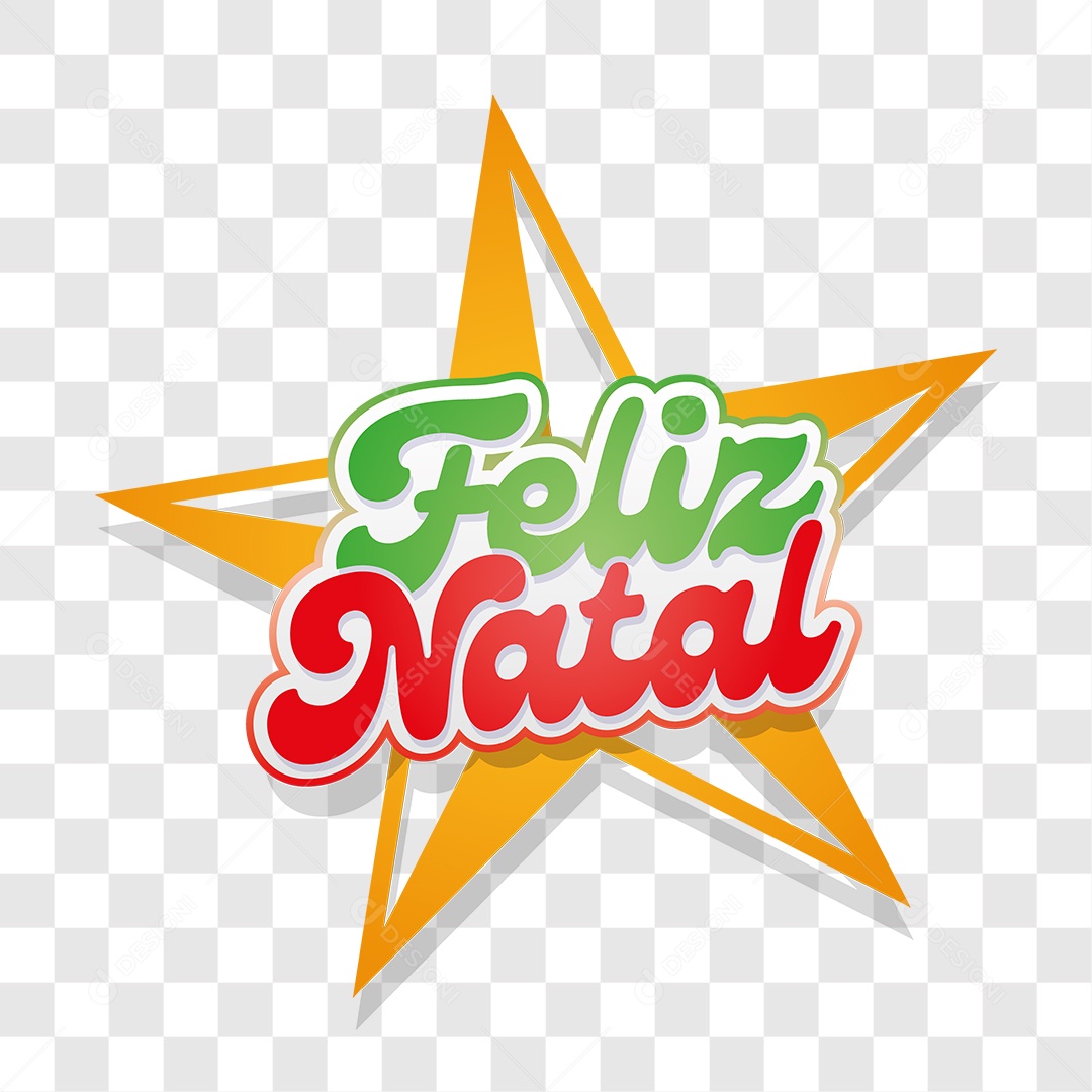 Lettering Feliz Natal EPS + PNG