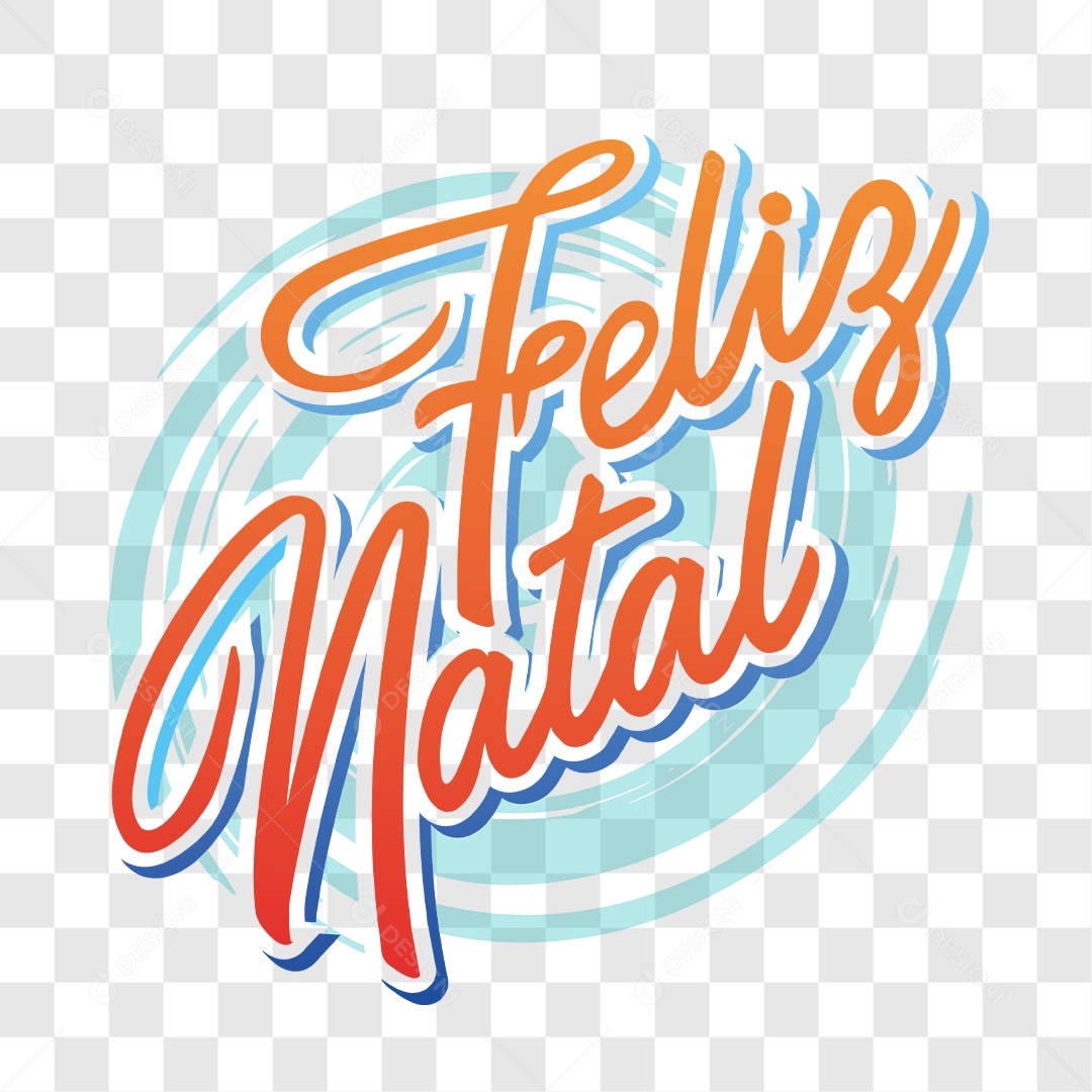Lettering Feliz Natal EPS + PNG