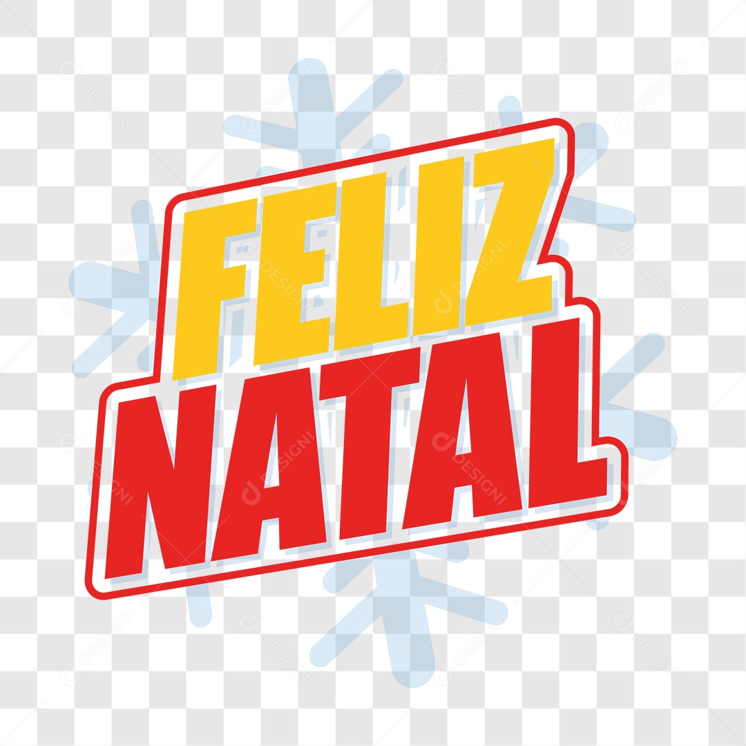 Lettering Feliz Natal EPS + PNG