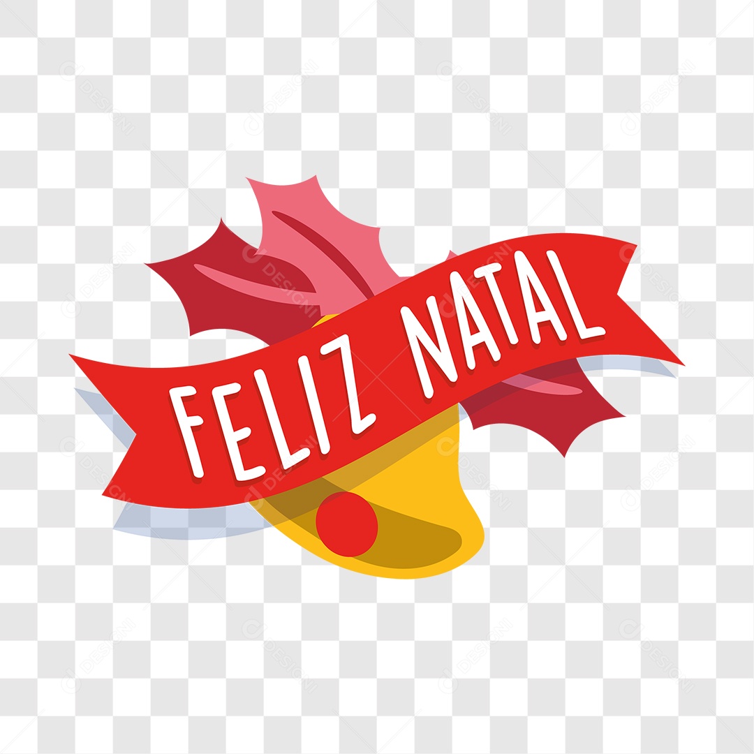 Lettering Feliz Natal EPS + PNG