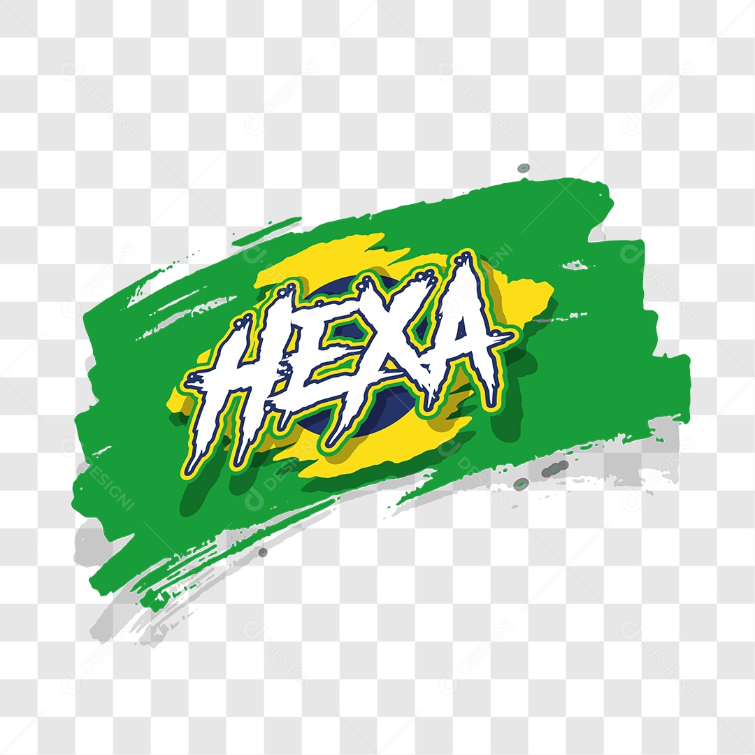 Lettering Hexa EPS + PNG