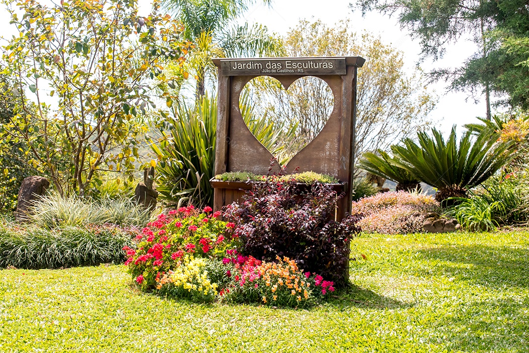 Jardim de Esculturas no Rio Grande do Sul Brasil