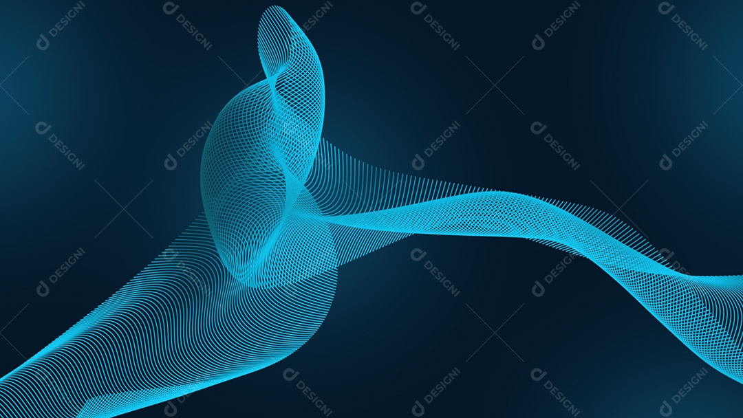 Background formas preto e azul Gradiente