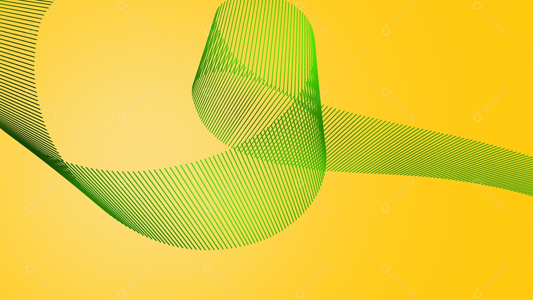 Background formas amarela e verde Gradiente